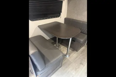 Adventure Awaits travel trailer