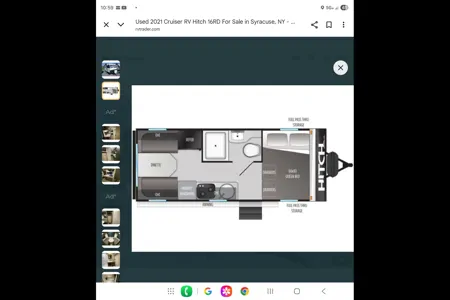 Preston's 2021 Cruiser RV Hitch Travel Trailer