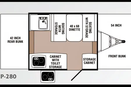 Campbell River Adventure Palomino Tent Trailer