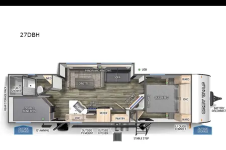 Jenyka Forest River 27dbh Roulotte