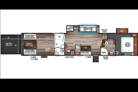 connar's Forest River 365wolfpack16 Fifth Wheel