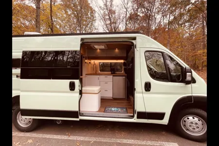 "Minty Fresh" - Off-Grid Capable Camper Van with Heater + AC