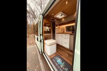 "Minty Fresh" - Off-Grid Capable Camper Van with Heater + AC
