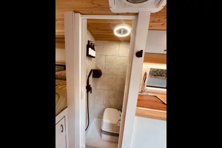 "Minty Fresh" - Off-Grid Capable Camper Van with Heater + AC