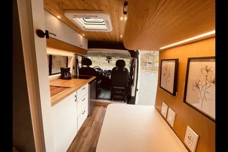"Minty Fresh" - Off-Grid Capable Camper Van with Heater + AC