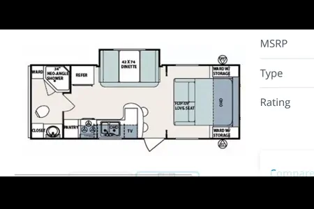 Roulotte Forest River surveyor sv249
