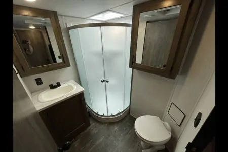 Ashley's Forest River Wolfpack 365pack Fifth Wheel Toy Hauler