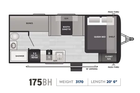 Keystone Hideout 175BH Travel Trailer