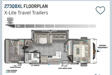 Forest River XLite273qbxl Travel Trailer