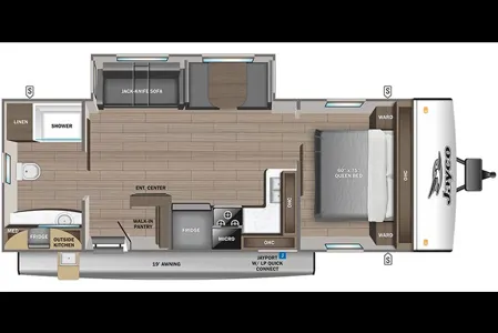 Felix's Jayco Jay Feather 25RB Travel Trailer