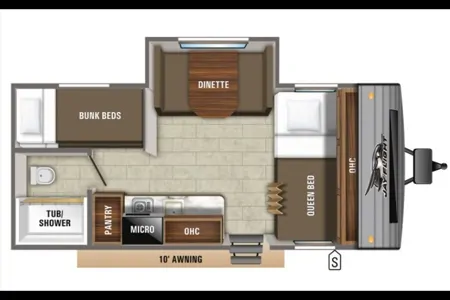 Fleet #T1 Jayflight lightweight Bunk Slide - Be the Rocky Mountains Explorers