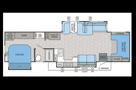 37 JAYCO SENECA SUPER C DIESEL SLEEPS 10 LUXURY 3 SLIDEOUT ROOMS WIFI WOW!