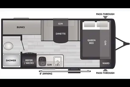 2025 Keystone Coleman 17B: Compact, Cozy Bunkhouse