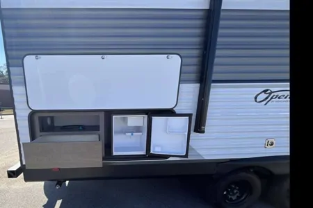 The handicapper highland Ridge RV Open  range Travel Trailer