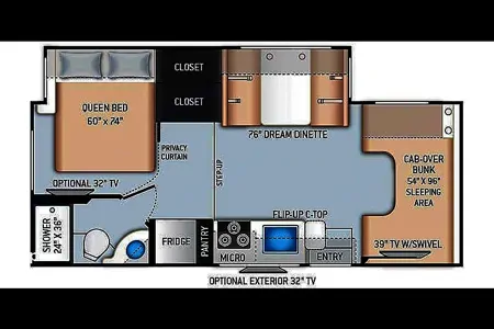 Fireside RV's Thor Motor Coach Chateau 24F - LMI1151 *