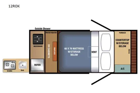 Bushwacker 12ROK Travel Trailer