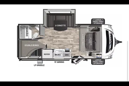 ***SUV & 1/2 ton towable*** Rustic Royalty Vibe Family Trailer*