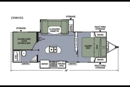 Dean and Debs Coachmen 259BHSS Travel Trailer