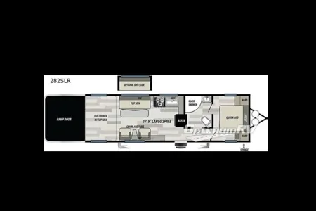 Raymond's Forest River Sandstorm 282SLR Toy Hauler
