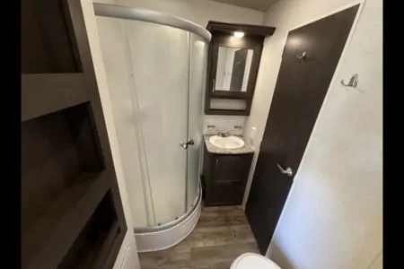 Raymond's Forest River Sandstorm 282SLR Toy Hauler