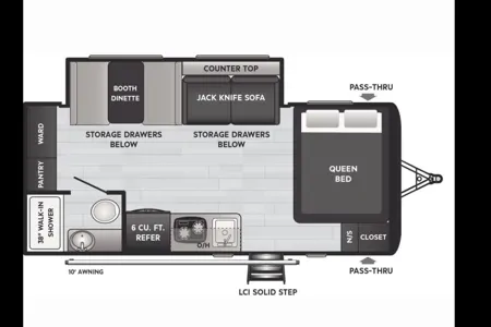N&S Keystone 186ss Travel Trailer
