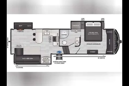 Keystone Montana High County 281CK Fifth Wheel