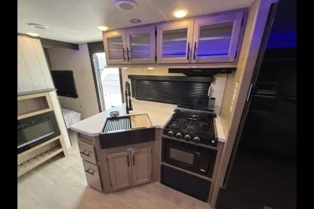 RVGo's Forest River Cherokee Grey Wolf Black Label Travel Trailer