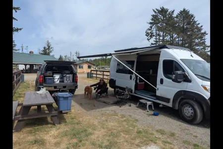 Olympic national park adventure campervan, SamaraVan family offgrid build