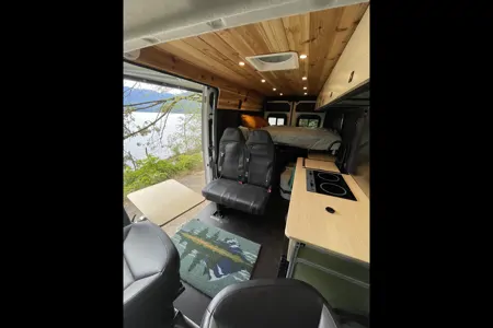 Olympic national park adventure campervan, SamaraVan family offgrid build
