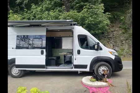 Olympic national park adventure campervan, SamaraVan family offgrid build