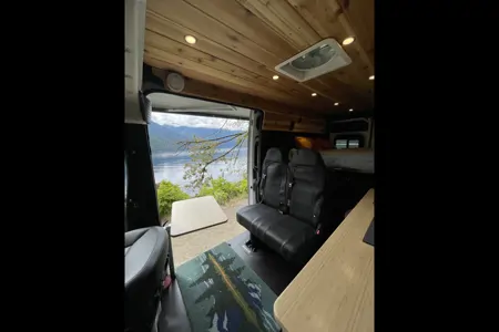 Olympic national park adventure campervan, SamaraVan family offgrid build