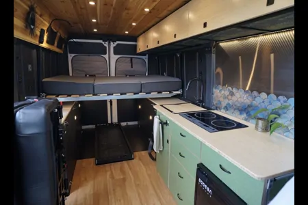 Olympic national park adventure campervan, SamaraVan family offgrid build