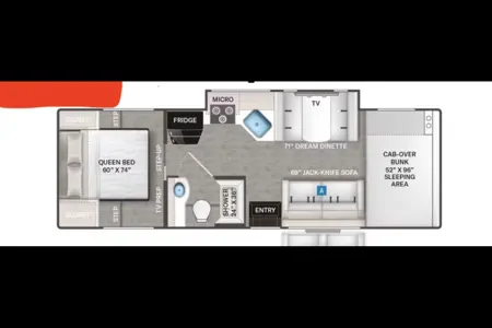 RvFunRental's 	 C21 NEW Chateau Sleeps 8 Luxury Private Master Suite 2025 Chateau Class B