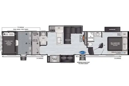 Custom Keystone 413 Raptor Fifth Wheel