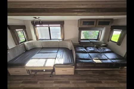 26' Forest River Vibe Bunkhouse – Sleeps 10, Outdoor Bathroom Access, Delivery Available!