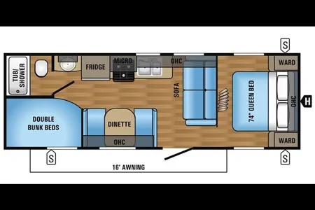 26' Jayco Bunkhouse South Division RV