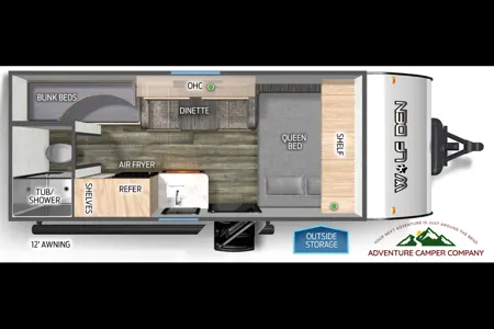 Skyview Voyager sleeps 5 pet friendly!
