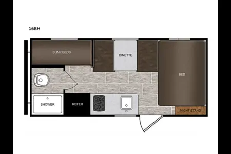 Forest River Prime Time Navi 16BH