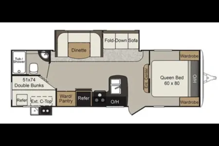 Dave's Keystone Passport M-2650 BH Ultra Lite Grand Touring Travel Trailer