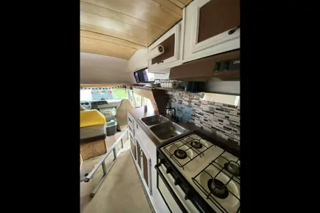 Meredith's Dodge Ram B350 Class C Camper Van