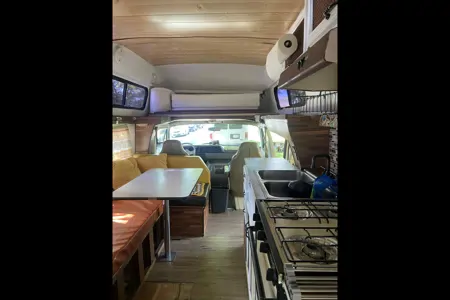 Meredith's Dodge Ram B350 Class C Camper Van