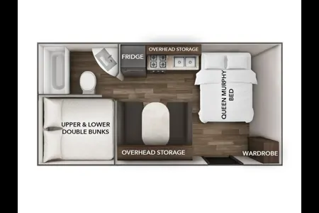 Monique's Family Fun Brand NEW 2025 CLASSIC GRAND RIVER 22MB Travel Trailer