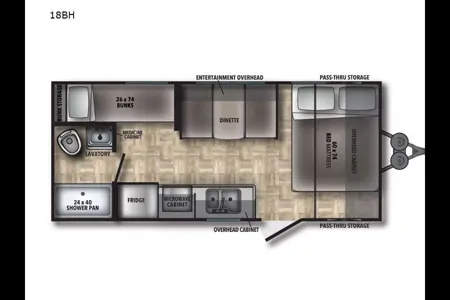 Hannah's Forest River Shasta BH18 Travel Trailer