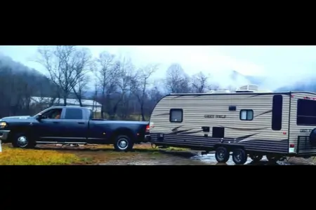 Tahi Healing - Forest River Cherokee Grey Wolf Travel Trailer