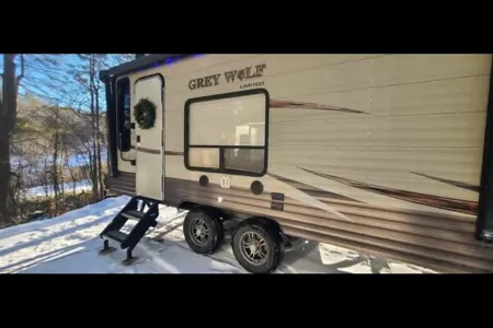 Tahi Healing - Forest River Cherokee Grey Wolf Travel Trailer