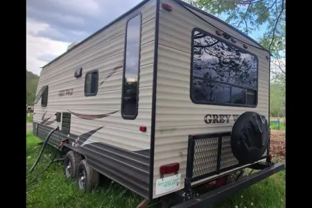 Tahi Healing - Forest River Cherokee Grey Wolf Travel Trailer