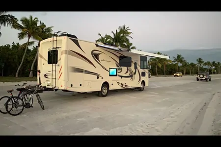 Luxury RV Camping - Thor Hurricane Class A