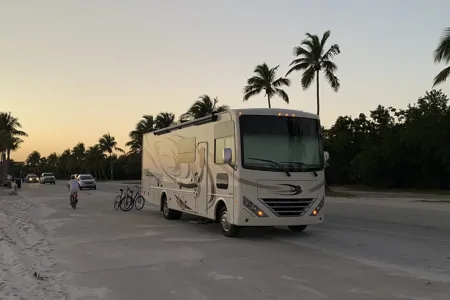 Luxury RV Camping - Thor Hurricane Class A