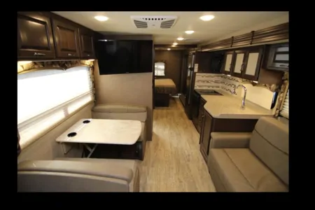 Luxury RV Camping - Thor Hurricane Class A