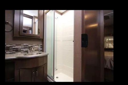 Luxury RV Camping - Thor Hurricane Class A